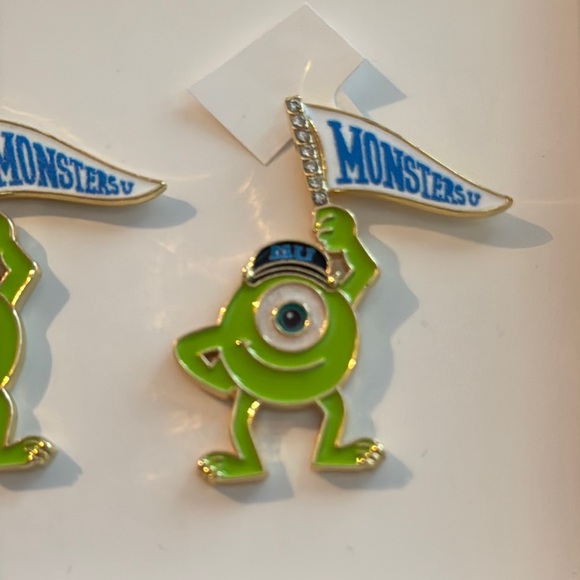 BaubleBar Pixar Monsters Inc Mikey earrings - Picture 2 of 3